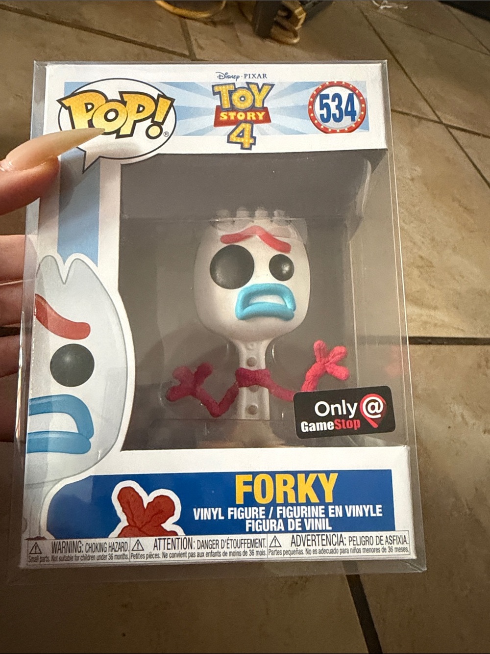 Funko Forky Pop! Vinyl Figure - White with Red & Blue Accents